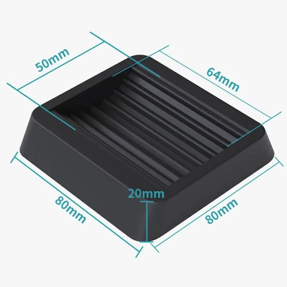 Office Chair Wheel Stopper Furniture Caster Cups Hardwood Floor Protectors anti Vibration Pad Chair Roller Feet Anti-Slip Mat