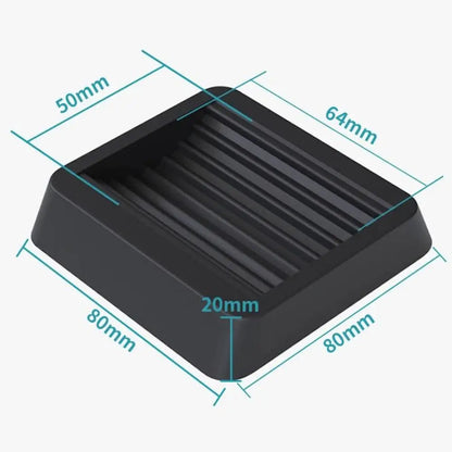 Office Chair Wheel Stopper Furniture Caster Cups Hardwood Floor Protectors anti Vibration Pad Chair Roller Feet Anti-Slip Mat