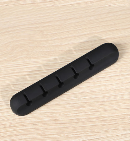 Silicone USB Cable Winder Desktop Cable Organizer Management Multipurpose Clips Cables Protector for Wired Headphones